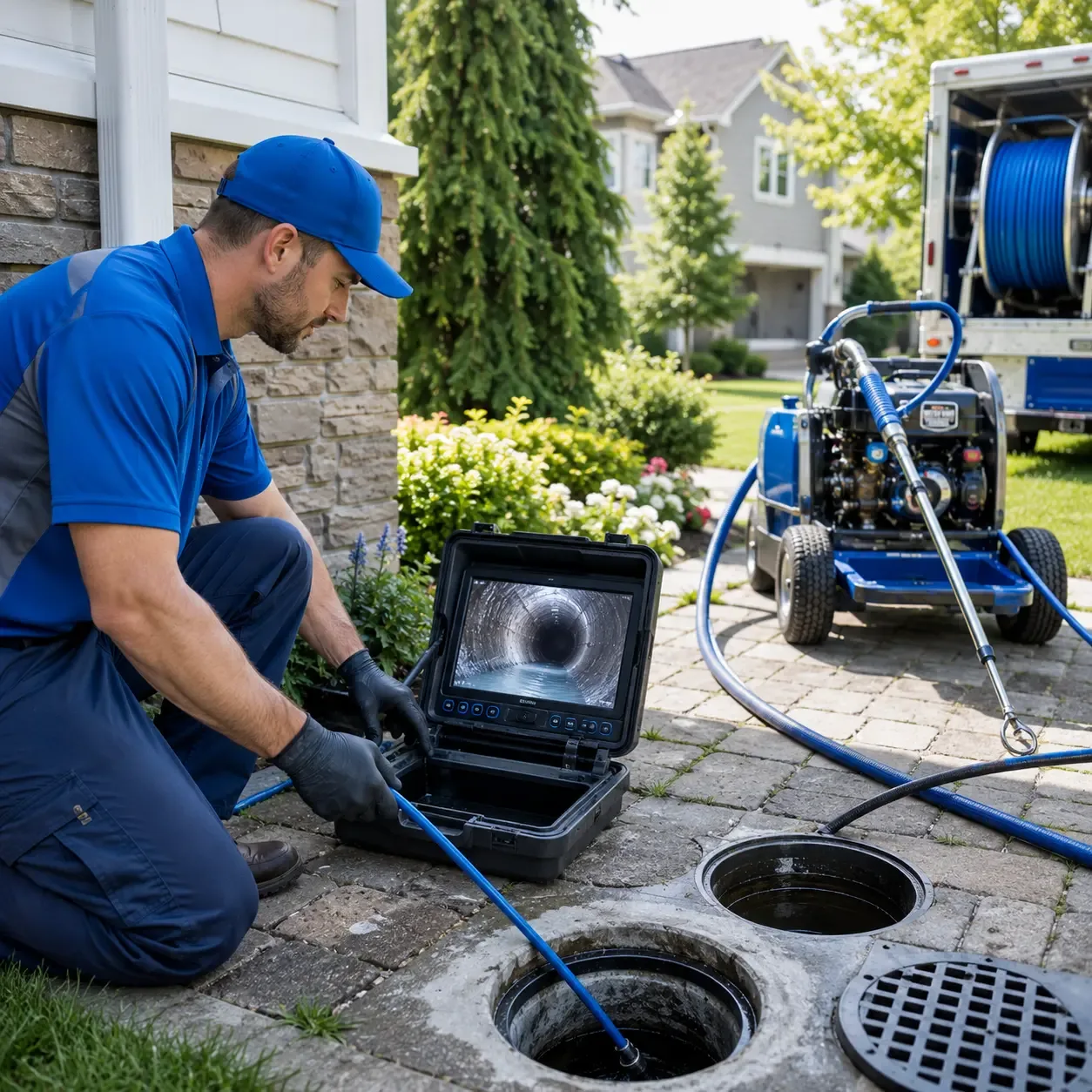 Outdoor drain cleaning professionals serving Juda, WI